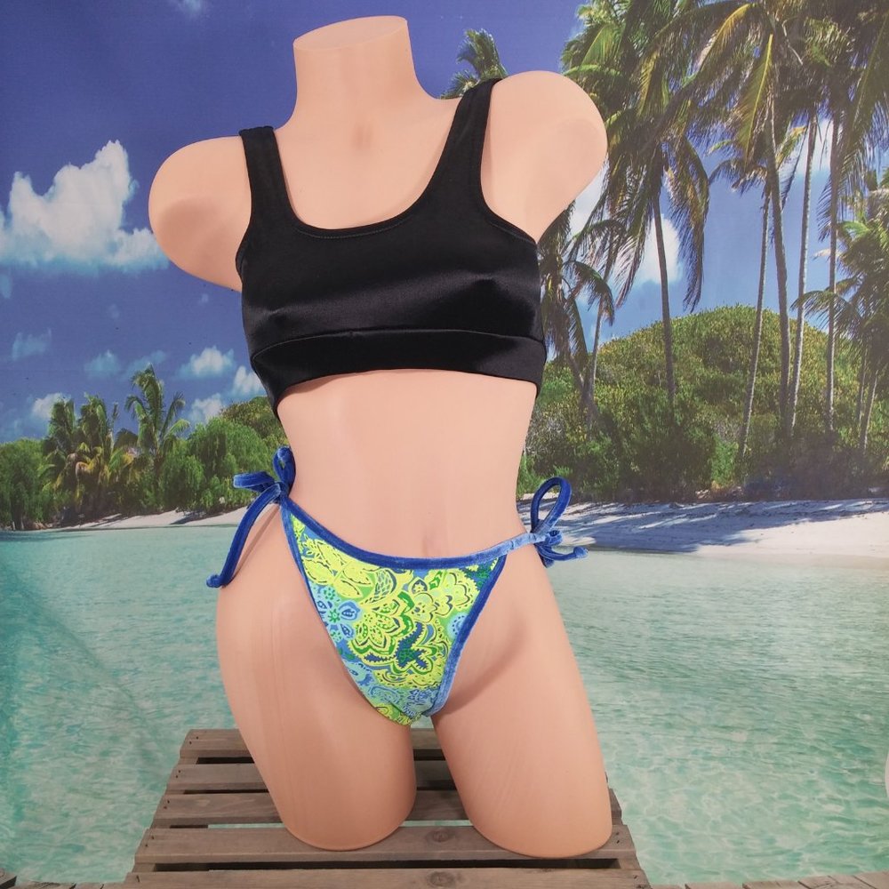 Surfside Bikini Bottom Adjustable String High Wai… - image 6